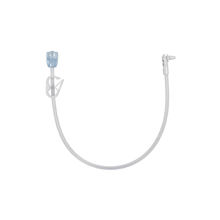 Mic-Key Med Set SECUR LOK R/Agl Conn Bolus ENFIT Con and Clamp 12”