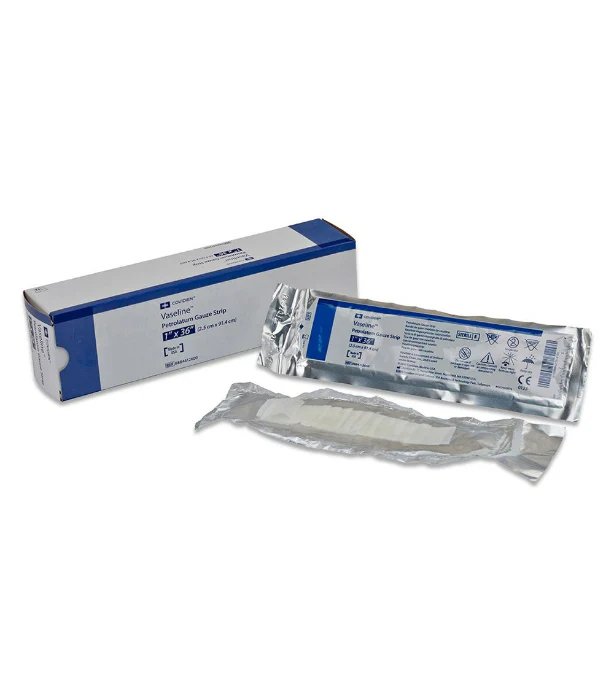 Vaseline Petrolatum Gauze Strip 1inx36in