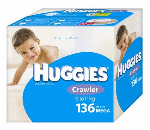 Huggies Crawler Boy 136's - Kalon Meraki