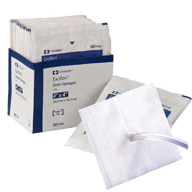 Covidien Excilon Drain and I.V. Sponges - 10 x 10cm(box of50) - Kalon Meraki