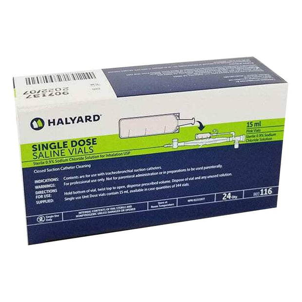 Halyard Saline Unit Dose 0.9% Pink - 15ml(24) - Kalon Meraki