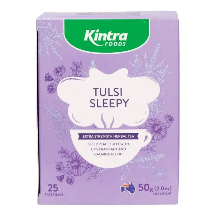 KINTRA FOODS Herbal Tea Bags Tulsi Sleepy 25 - Kalon Meraki